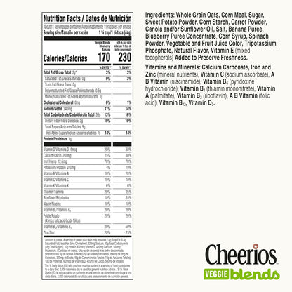 16g whole grain per serving, at least 48g recommended daily