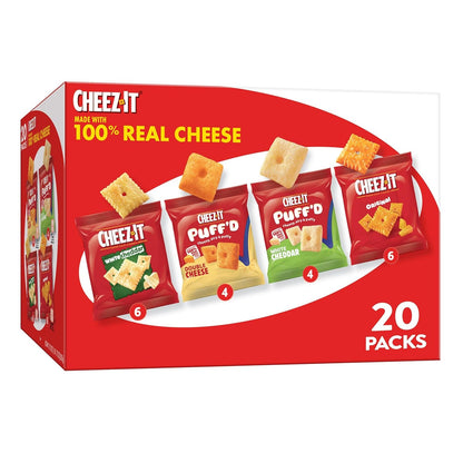 17.72oz box containing 20 individually portioned pouches for built-in portion control