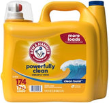 ARM & HAMMER Clean Burst Laundry Detergent for Spa-Like Bath Towels, 174 Loads Fresh Scent