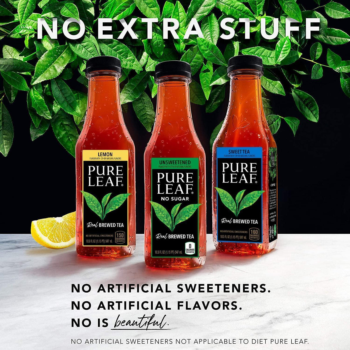 18.5 fl oz recyclable single-serve bottles