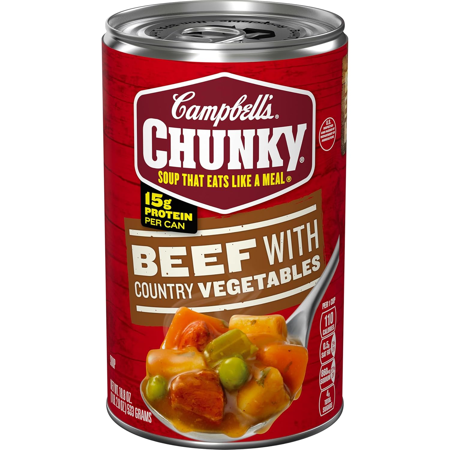 18.8 oz single-serve can sized for one filling meal