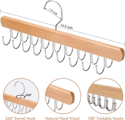 180° foldable individual hooks for flexible storage angles