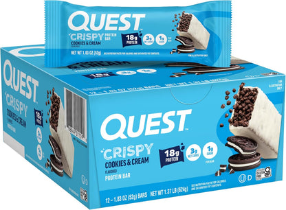 18g protein per bar with 1g sugar and 3g net carbs