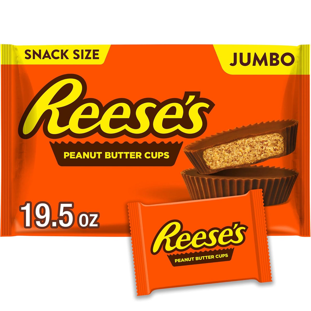 19.5-ounce jumbo bag containing snack size cups