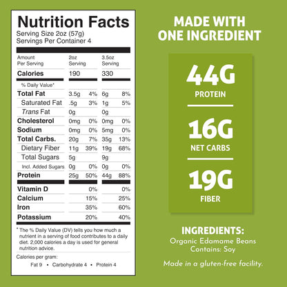 19 grams of dietary fiber per 3.5 oz serving for digestive health