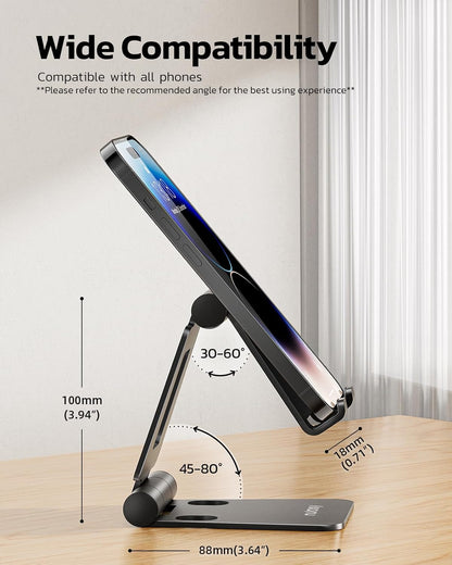 19mm-wide hook that holds 4-8 inch phones with thick cases still attached