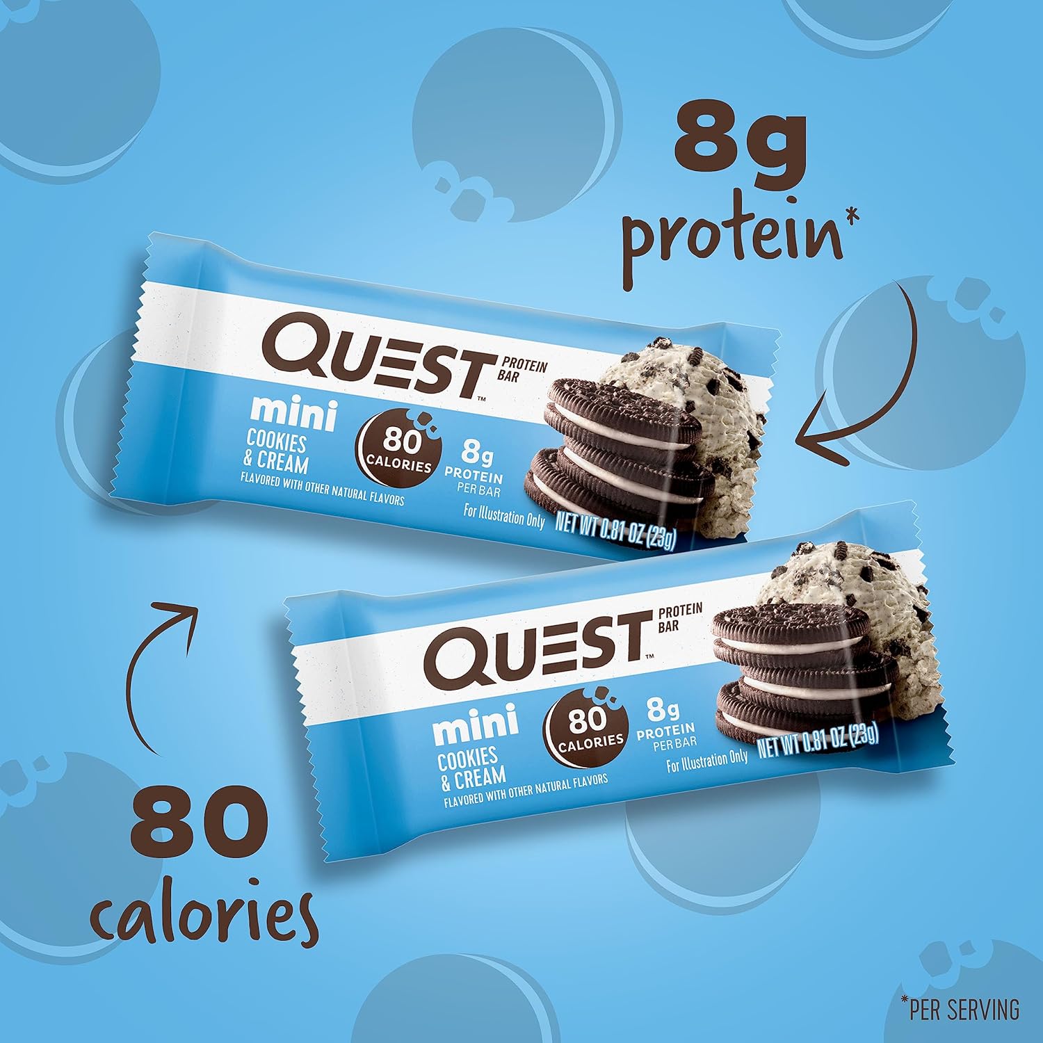1g or less of sugar per serving