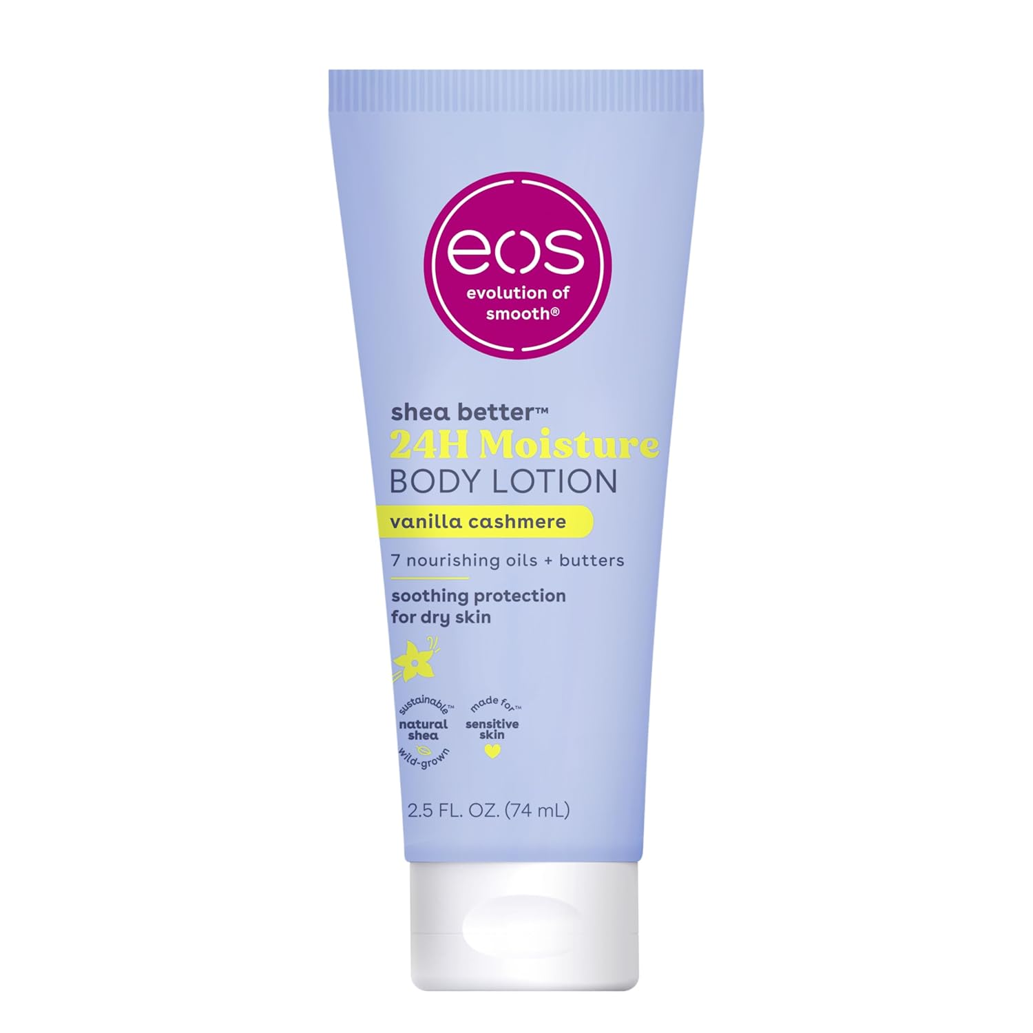 2.5 fl oz travel-size tube container