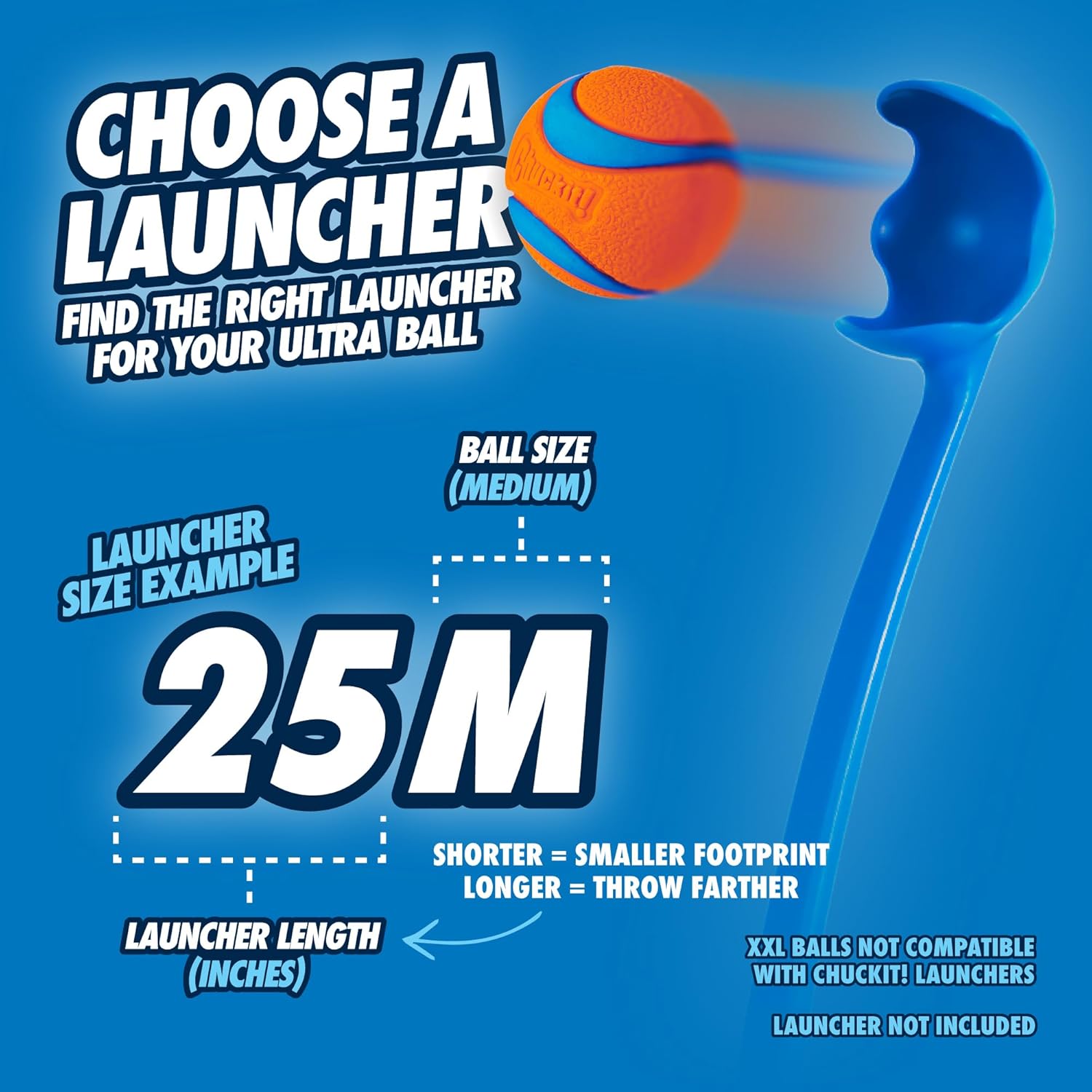 2.5-inch medium diameter sized specifically for 20-60 lb dogs