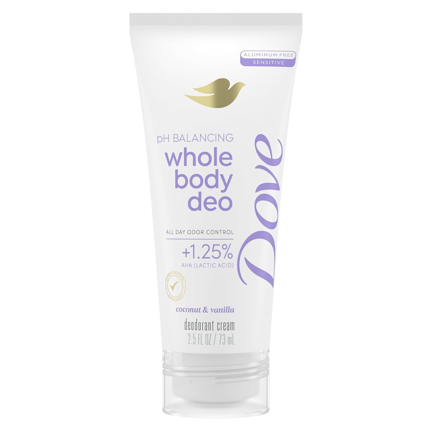 2.5 oz cream format with mess-free direct application that goes on invisible and clear