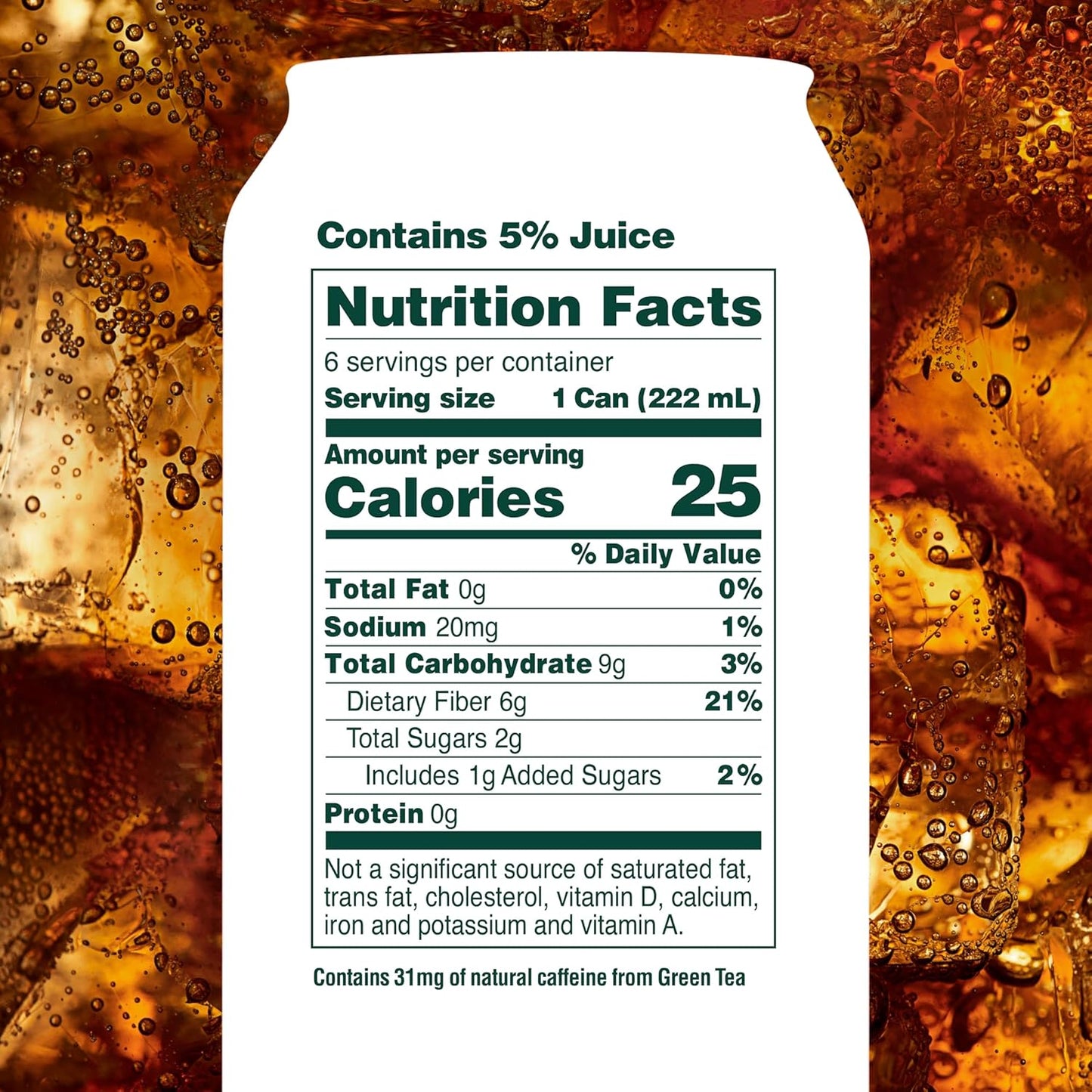 2–5g sugar per can, dramatically lower than conventional soda