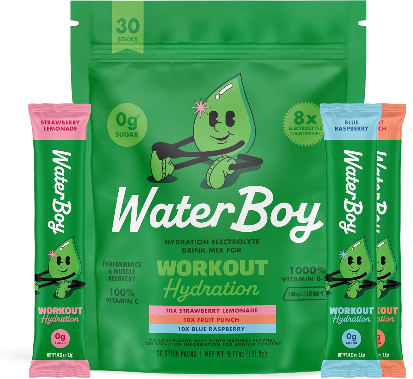 2,960mg electrolyte blend per stick packet