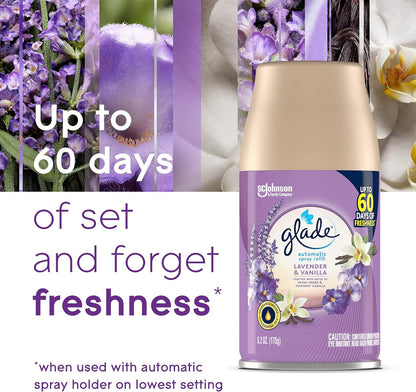 2-count refill pack compatible with the glade automatic spray holder unit