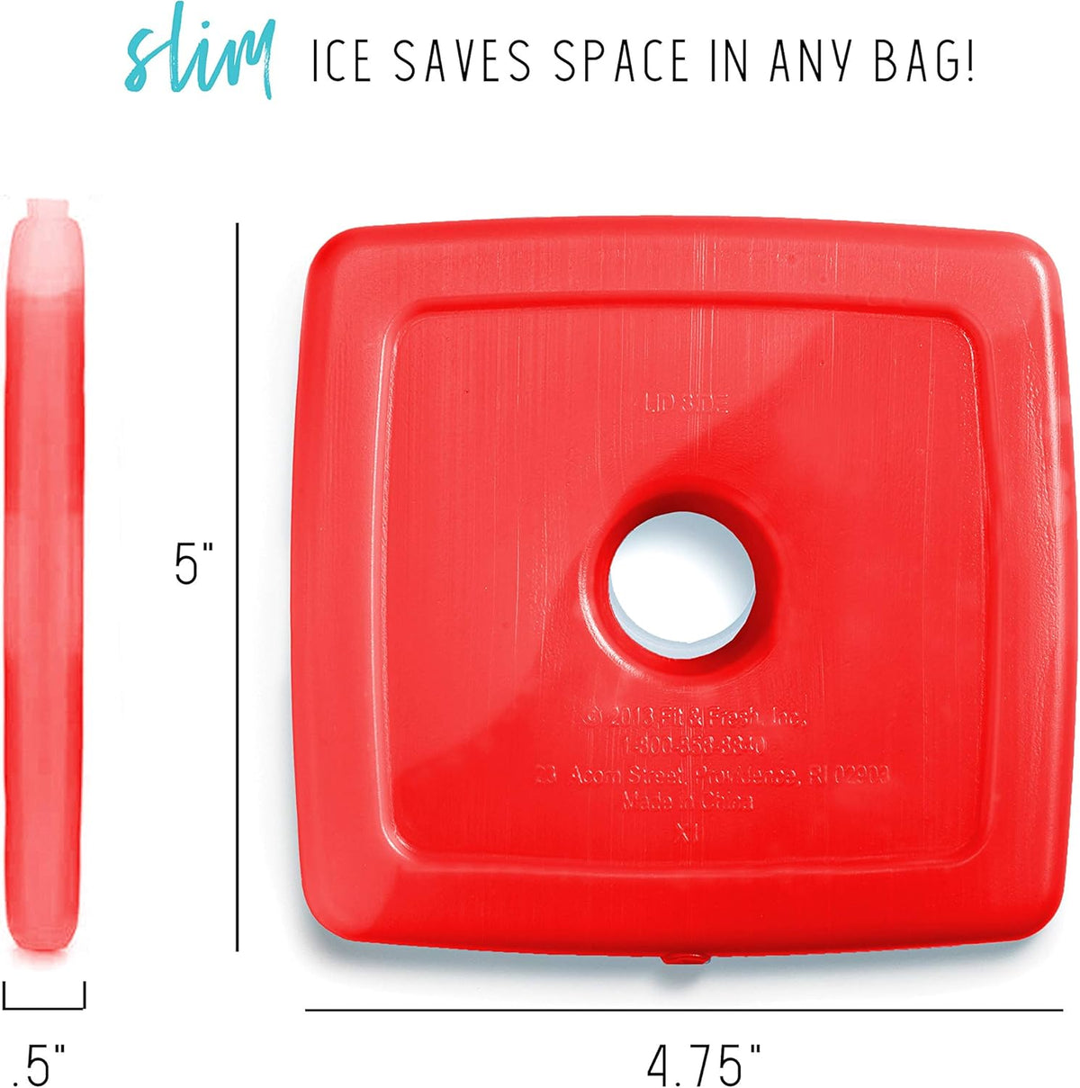 2 fluid ounce cooling capacity per pack, lightweight for portable use