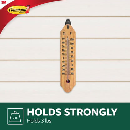 2 hooks and 4 medium strips included for flexible placement