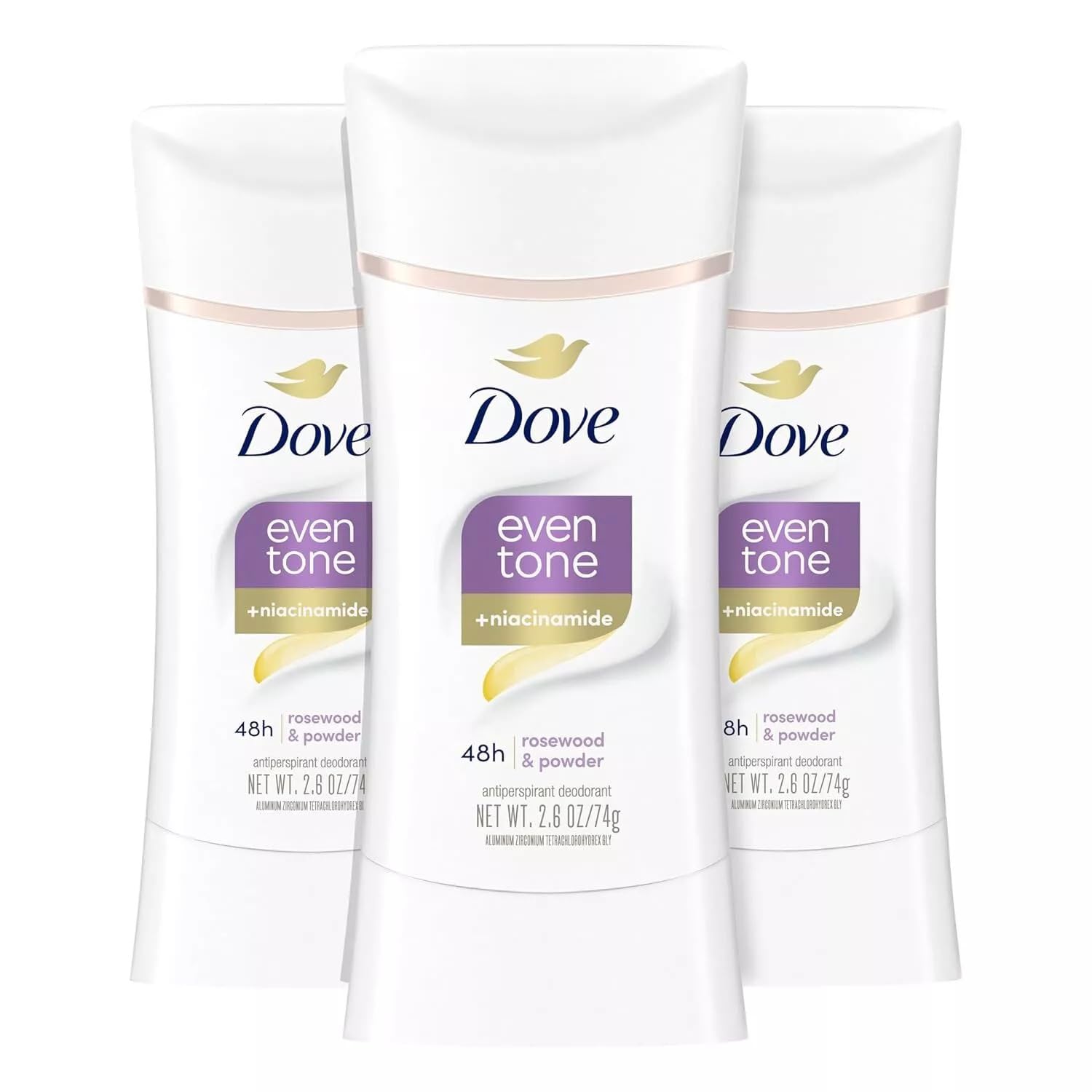 2-in-1 antiperspirant and tone-restoring deodorant stick