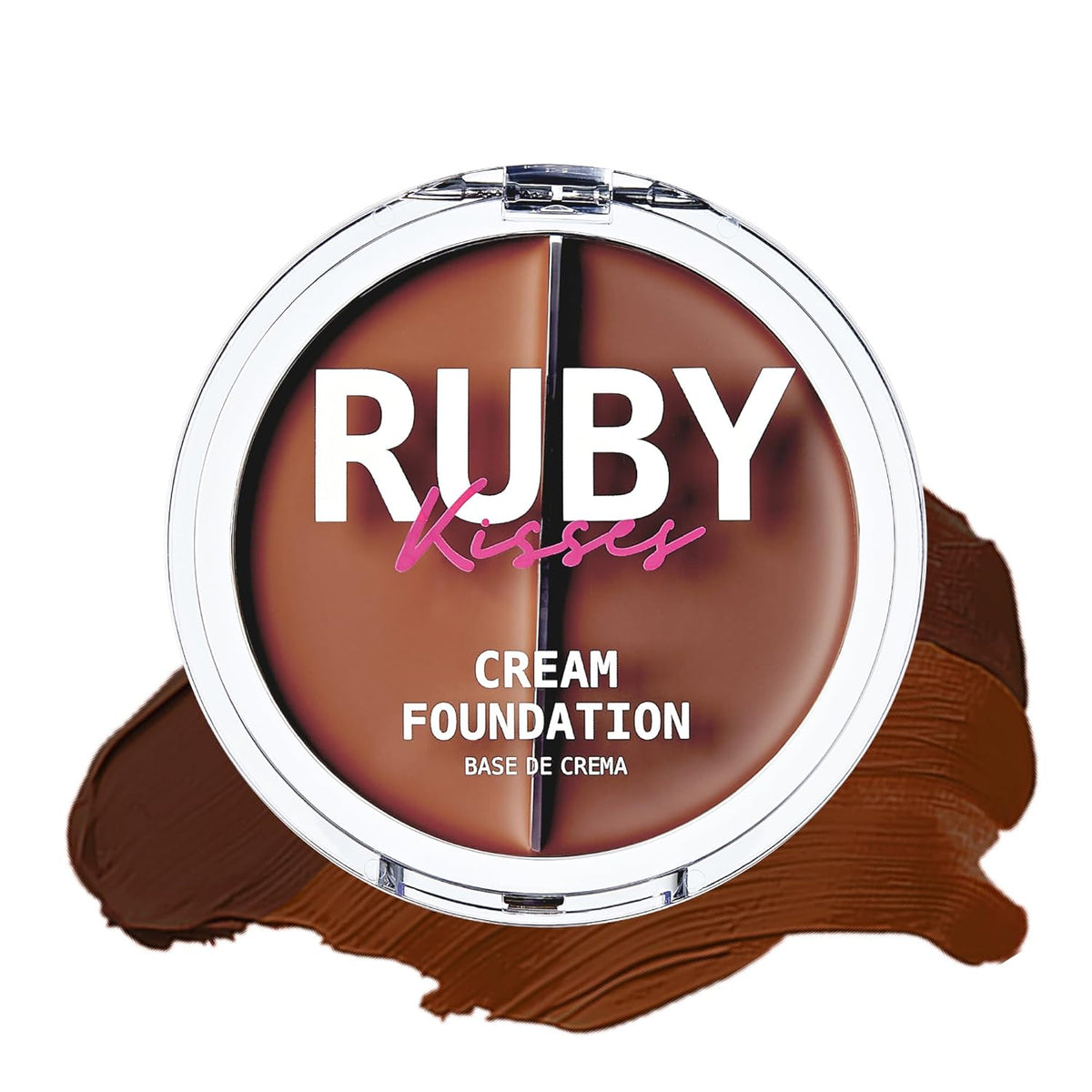 2-in-1 cream foundation and concealer formula usable as contour