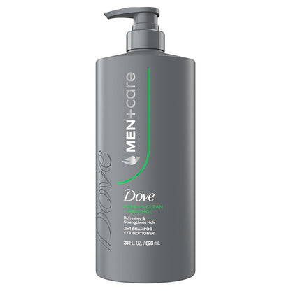 2-in-1 shampoo and conditioner liquid formula in a single step