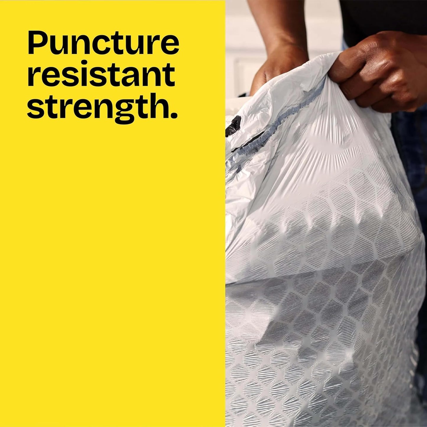 2-layer extra leak protection with ripguard technology for heavy loads