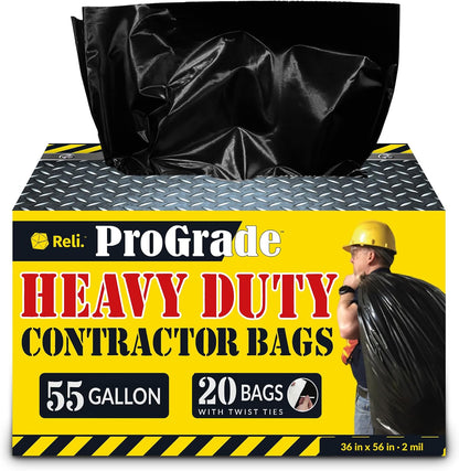 2 mil heavy-duty plastic thickness for tear and puncture resistance