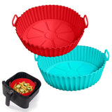 SafeHome Non-Stick Air Fryer Liners 2-Pack – Safe Oven and Air Fryer Accessory for 3-5 QT Baskets
