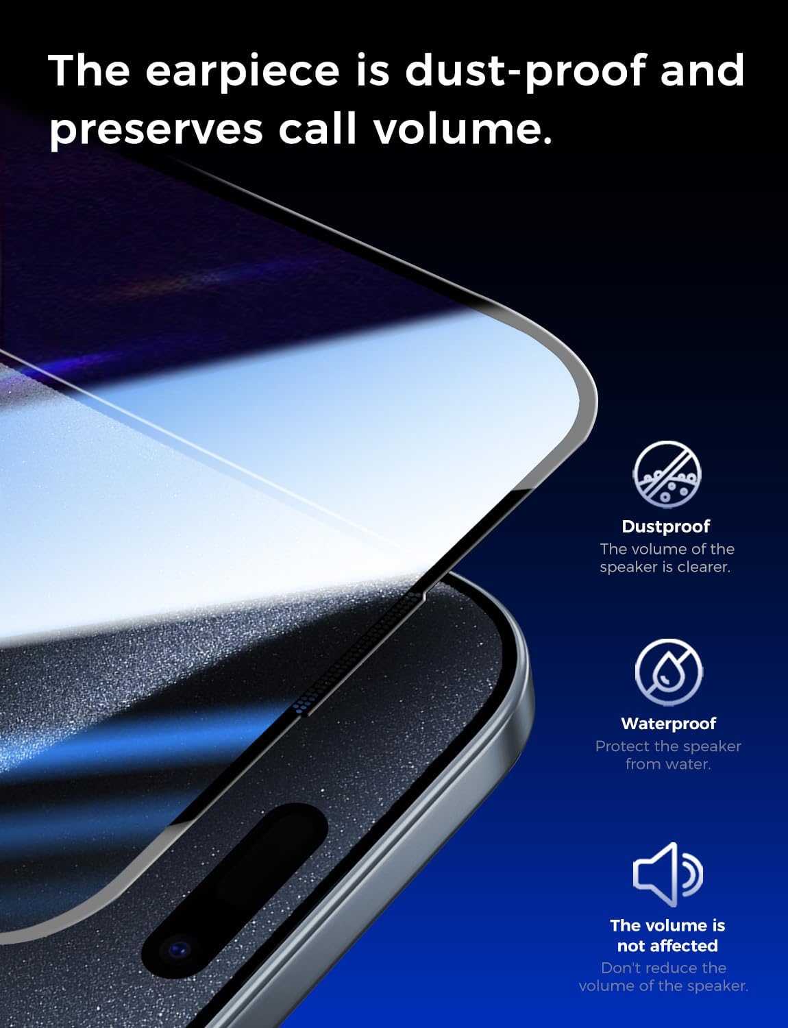 2-pack includes two screen protectors and two auto-adhesion trays