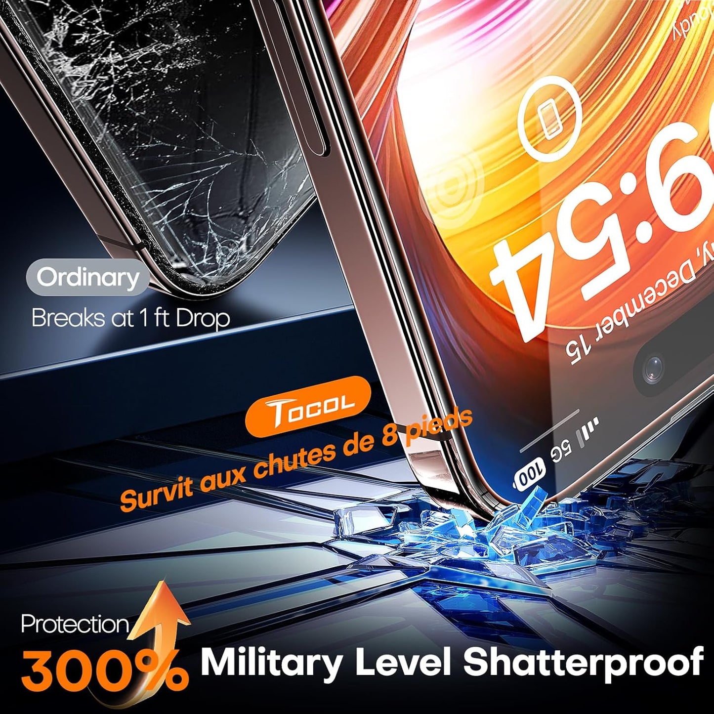 2-pack unit count with glossy finish, 1-year warranty, and ~80g lightweight design
