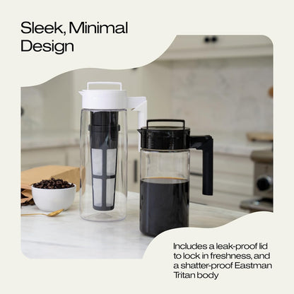 2 quart (serves ~4) and 1 quart capacity options for different household sizes