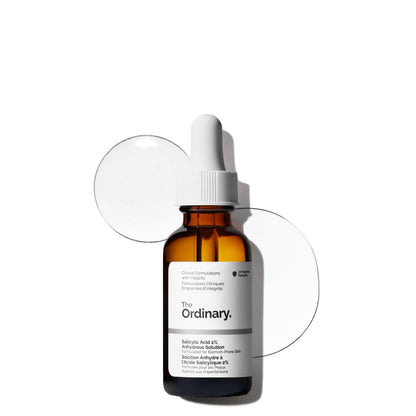 2% salicylic acid active ingredient for exfoliation and pore decongestion