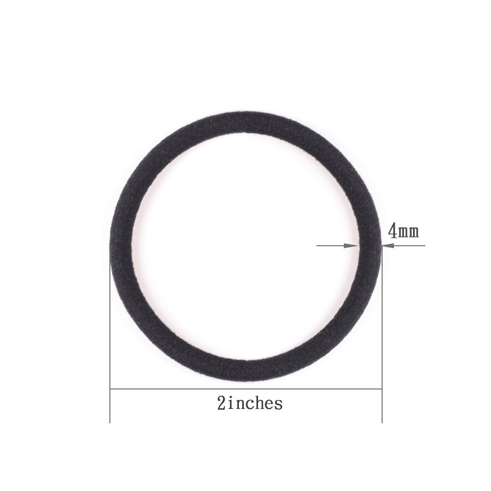 2" unstretched diameter with 10.6" maximum stretch range