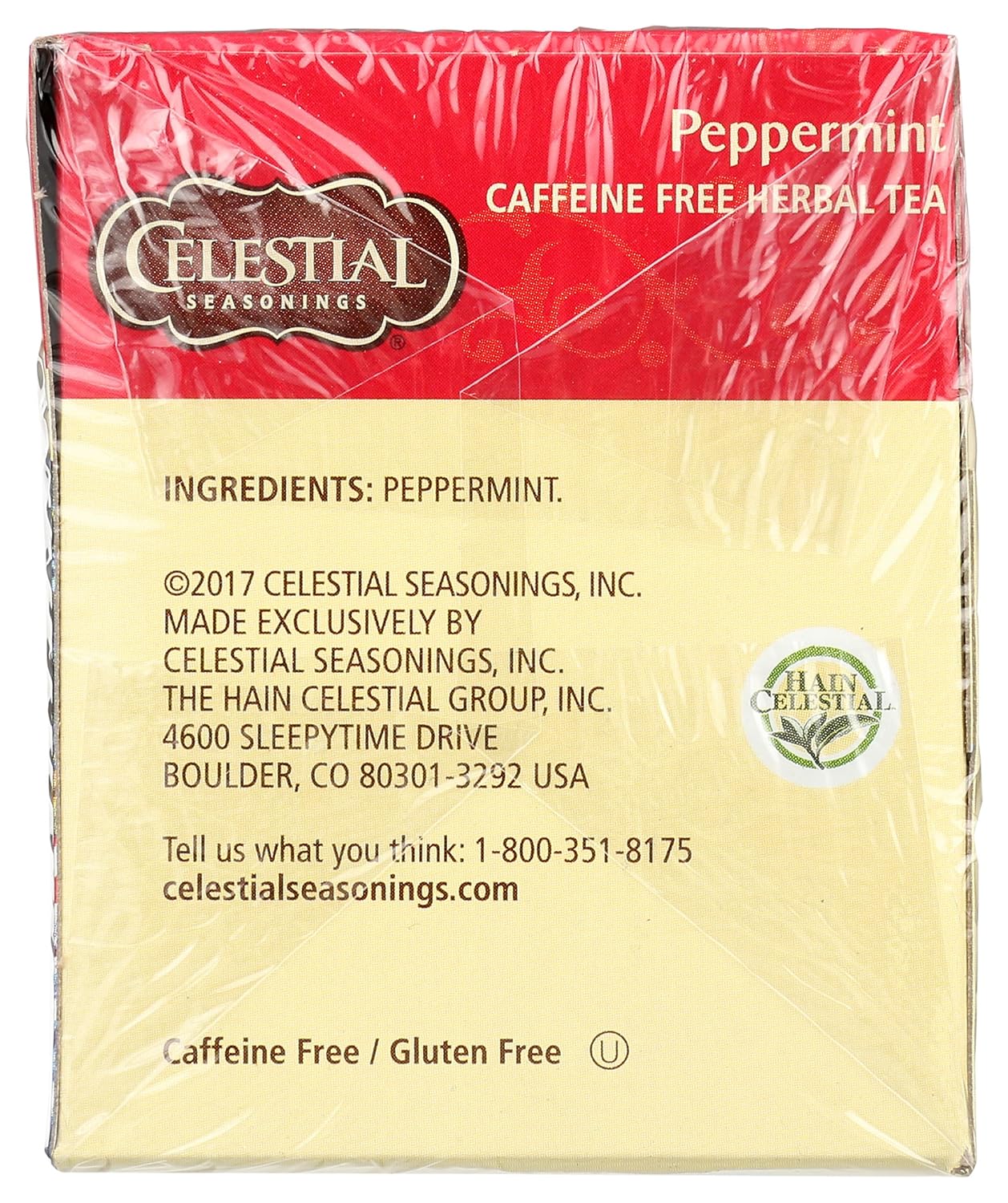 20-count teabag format suitable for daily use