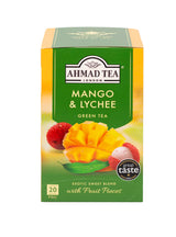 Ahmad Tea Mango & Lychee Green Tea – Mindful Self-Care Ritual, Sugar-Free Antioxidant Brew