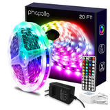 PHOPOLLO RGB LED Strip Lights – Wind Down Sleep Aid Lighting with App and Timer Function