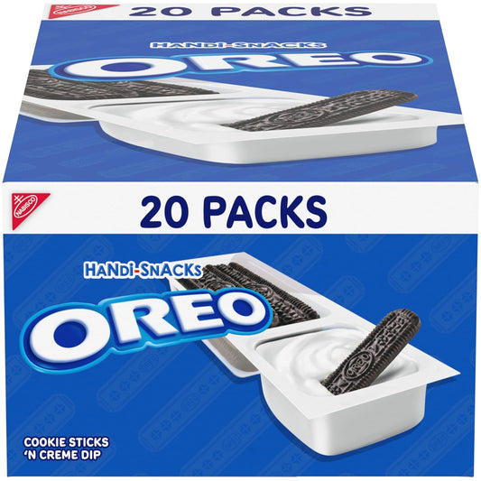 20 individually wrapped snack packs for grab-and-go convenience