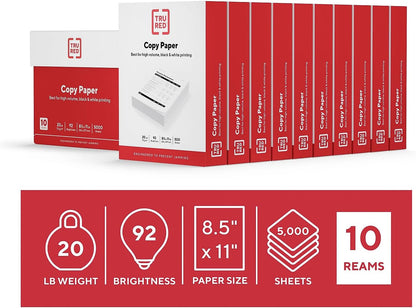 20 lb paper weight balanced for everyday office and school use