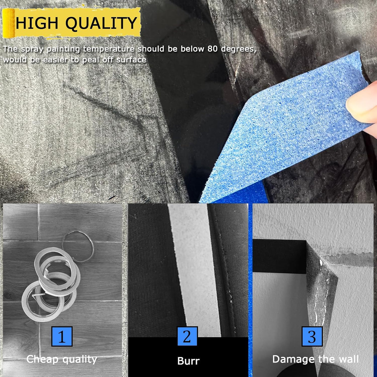 20 lbs/in tensile strength suitable for light bundling, sealing, and masking duties