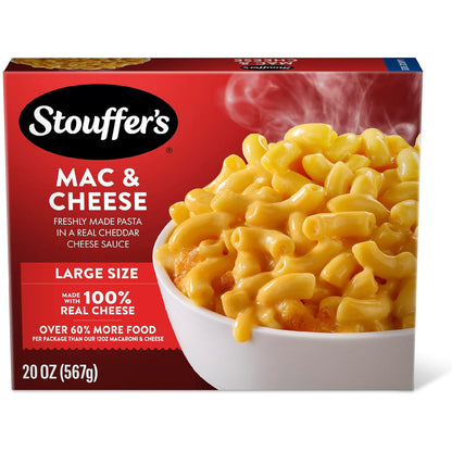 20 ounce large size package with approximately 2.5 servings
