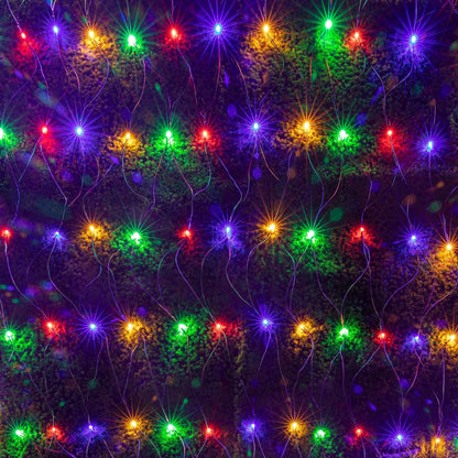 200 led net mesh covering 9.8ft x 6.6ft (also available 13.1ft x 6.6ft)