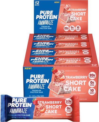 20g complete protein blend per bar (whey, collagen, soy protein isolate)