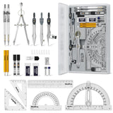Nicpro Drafting Tool Set — Streamline Technical Drawing in University Studios, 22 Precision Components