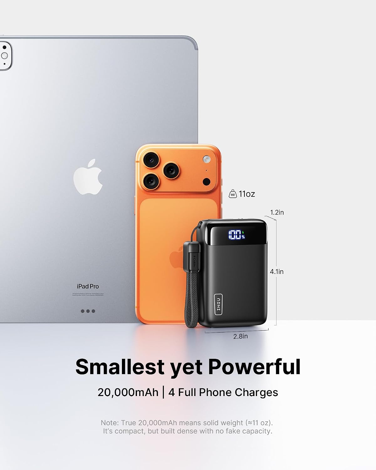 22.5w fast-charging output with active thermal sensors for safe, cool operation