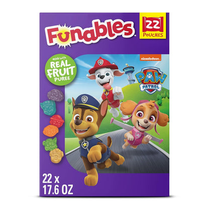 22 individually wrapped 0.8 oz pouches for grab-and-go convenience