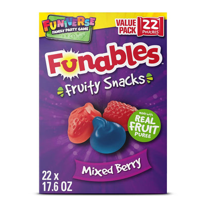 22 individually wrapped 0.8 oz pouches per box