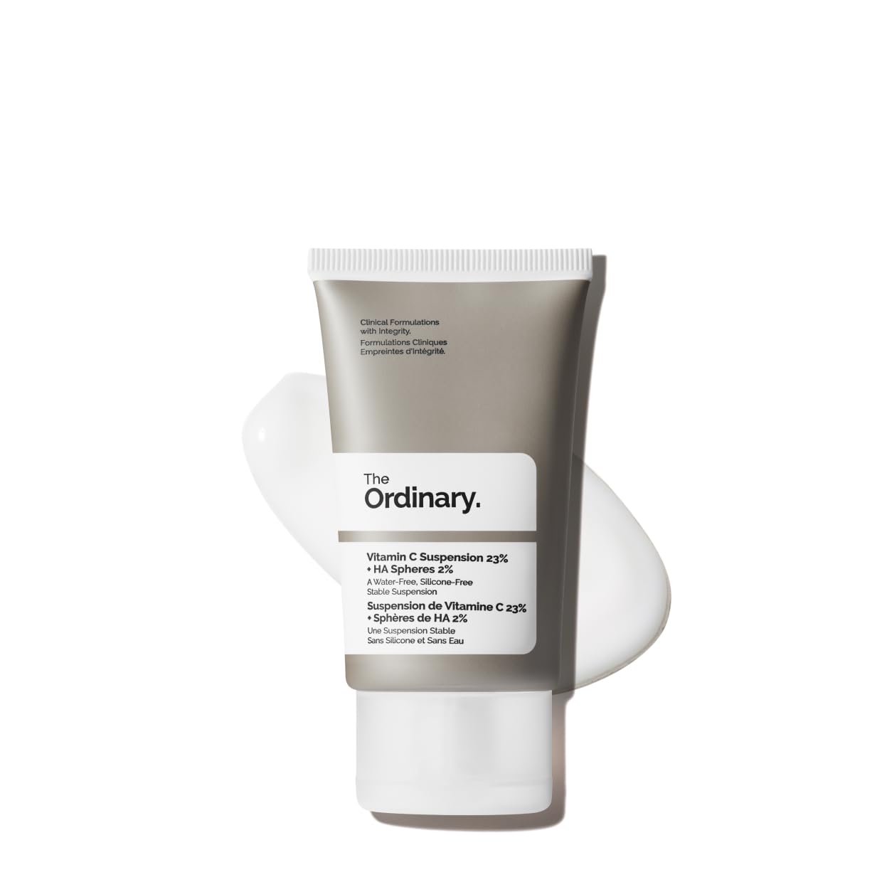 23% pure l-ascorbic acid in a water-free suspension