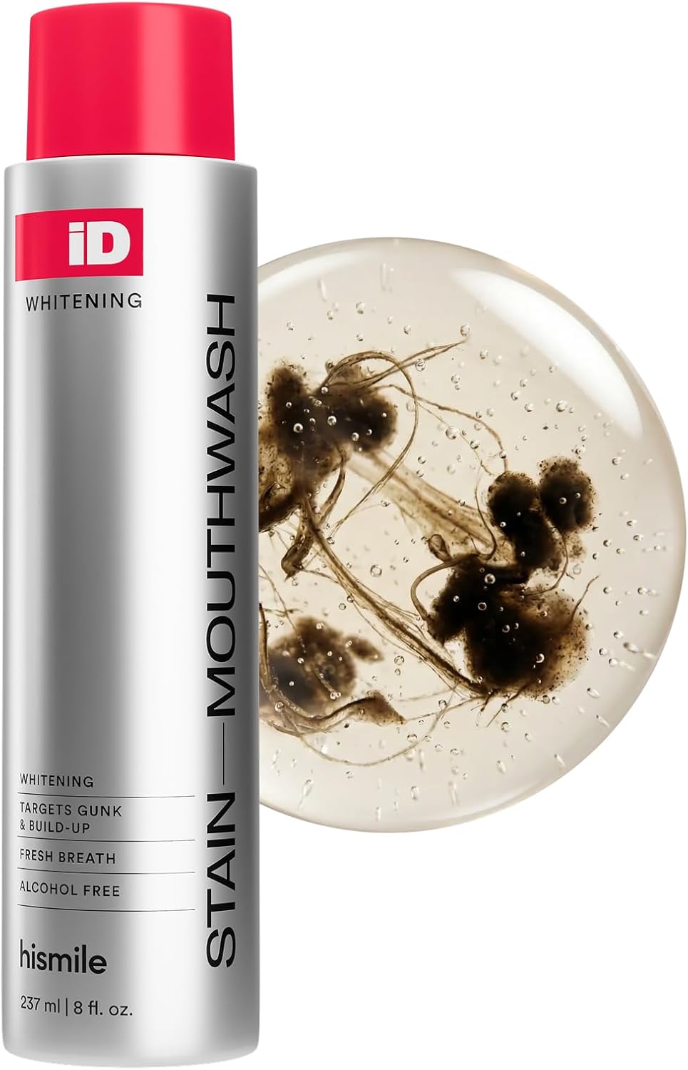 237ml liquid rinse formulated with hydrogen peroxide as the primary whitening active
