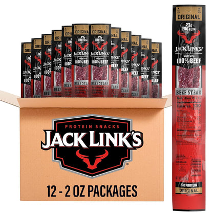 23g protein per 2 oz serving from 100% real lean beef