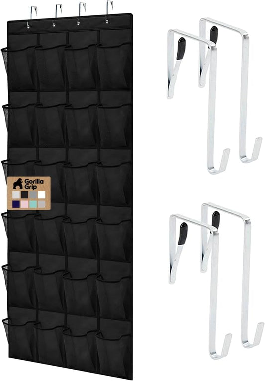 24 deep mesh pockets expanding to 4.25 inches for bulky shoes or bottles