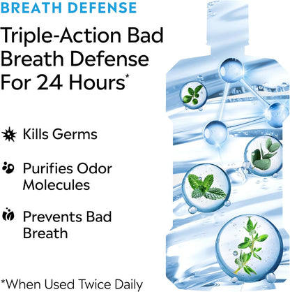 24-hour bad breath prevention when used twice daily as directed