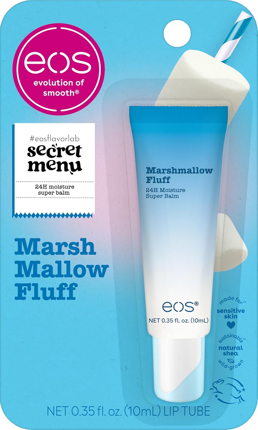 24-hour moisture formulation with cocoa, shea, and avocado butters