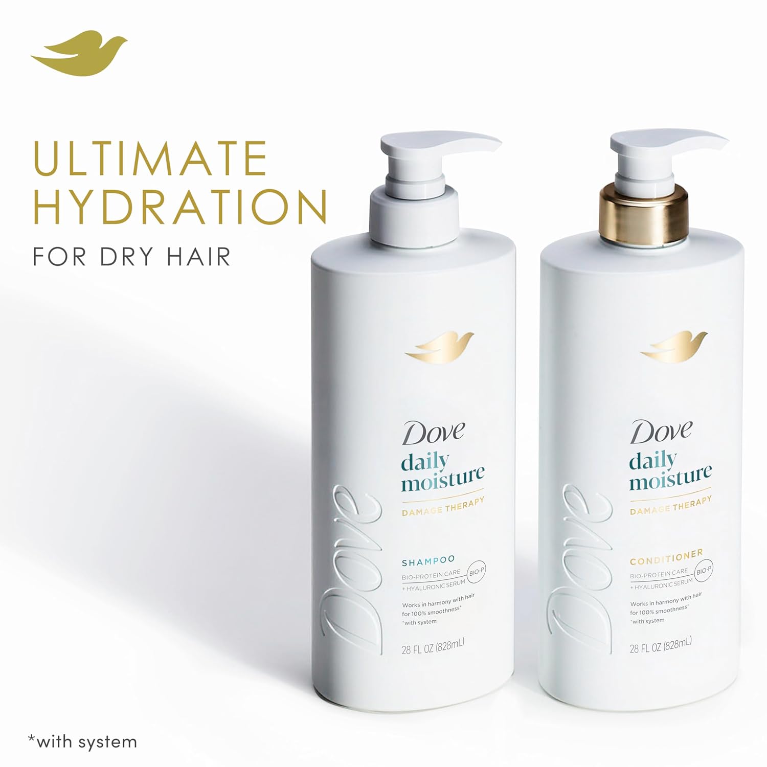 24-hour moisture lock when paired with the matching shampoo